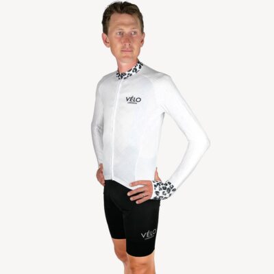 Men’s Long Sleeve Jersey, Leopard | VÉLO LARSSON