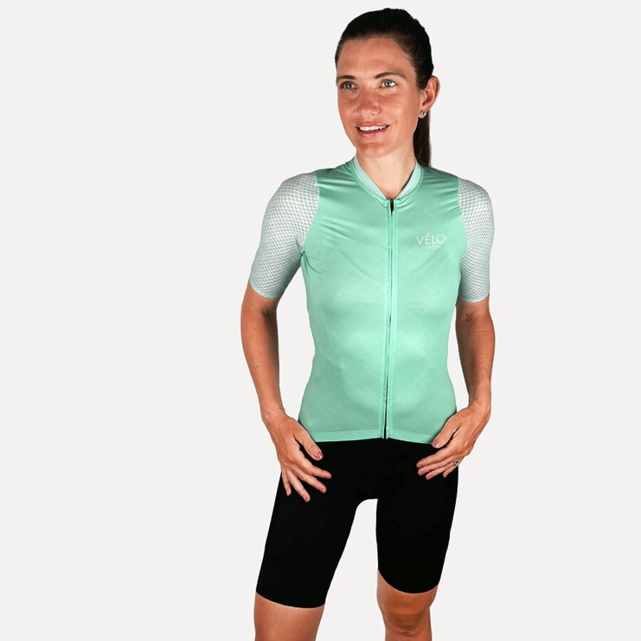 Women’s Air Fresh Summer Jersey, Mint | VÉLO LARSSON