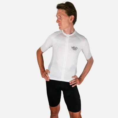 Men’s Ultralight Summer Jersey, Blanc | VÉLO LARSSON - Premium Cycling Apparel