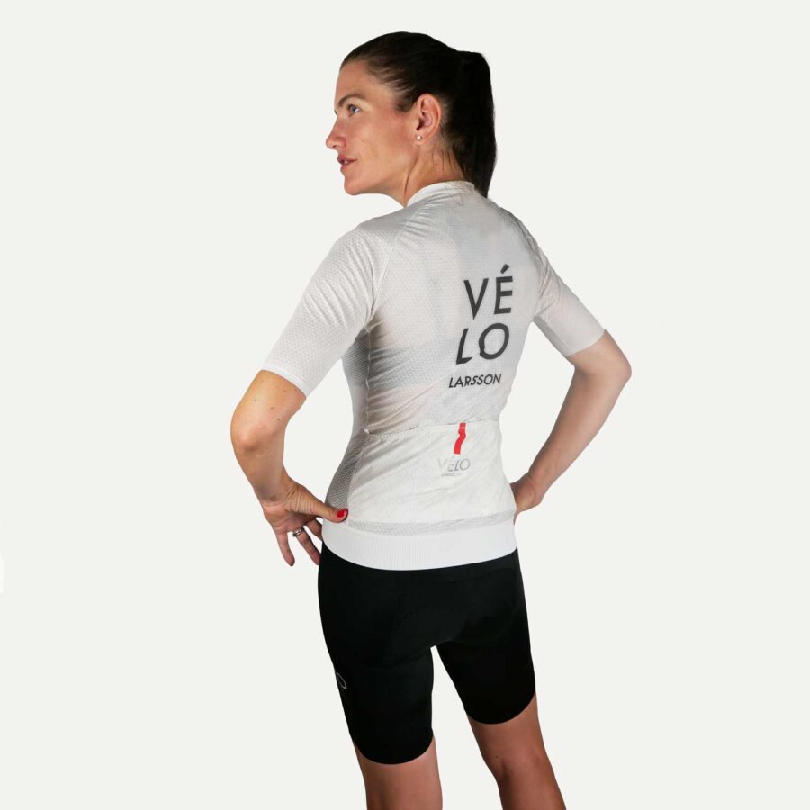 Women’s Ultralight Summer Jersey, Blanc | VÉLO LARSSON - Premium Cycling Apparel