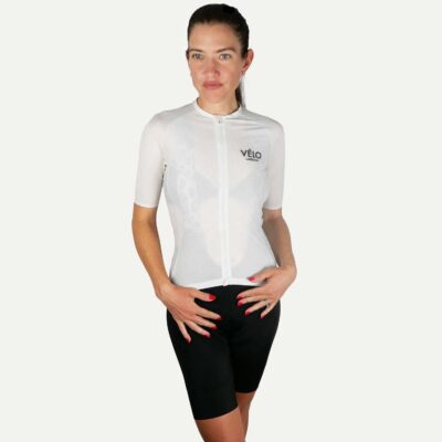 Women’s Ultralight Summer Jersey, Blanc | VÉLO LARSSON - Premium Cycling Apparel