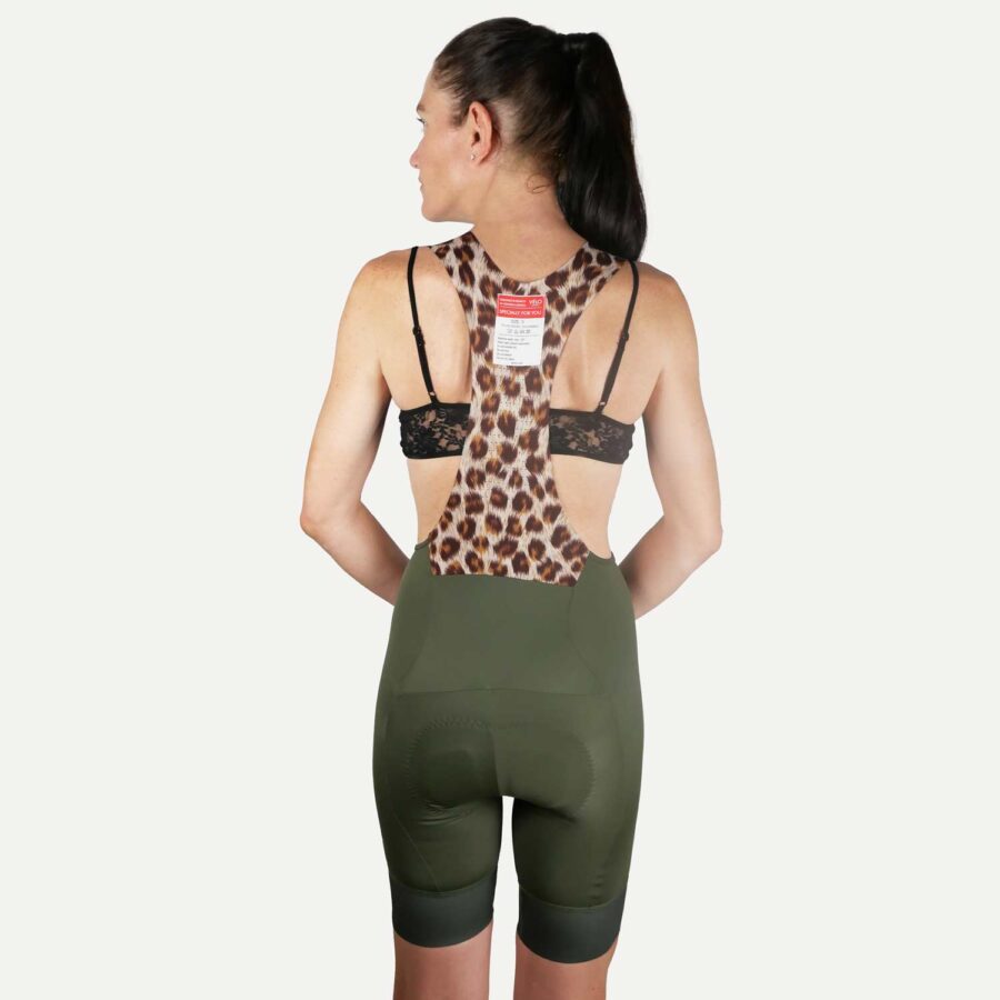 Women’s Classic Bib Shorts, Green | VÉLO LARSSON - Premium Cycling Apparel